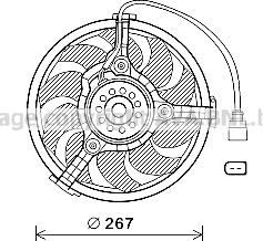 Prasco AI7518 - Вентилятор, охолодження двигуна autocars.com.ua