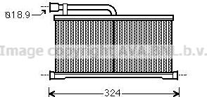 Prasco AIA6296 - Теплообмінник, опалення салону autocars.com.ua