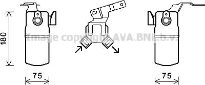 Prasco AID345 - Осушувач, кондиціонер autocars.com.ua