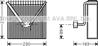 Prasco AIV022 - Испаритель, кондиционер avtokuzovplus.com.ua