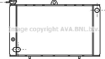 Prasco AL2017 - Радіатор, охолодження двигуна autocars.com.ua