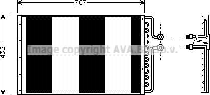 Prasco BK5011 - Конденсатор, кондиціонер autocars.com.ua