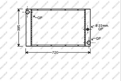 Prasco BM046R007 - Радиатор, охлаждение двигателя avtokuzovplus.com.ua