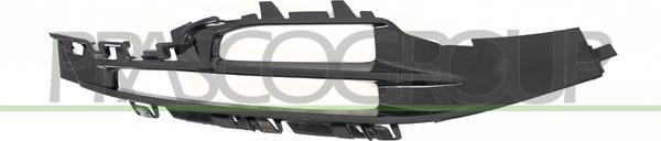 Prasco BM1061333 - Решітка вентилятора, буфер autocars.com.ua