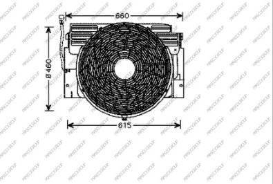 Prasco BM820F002 - Вентилятор, охолодження двигуна autocars.com.ua