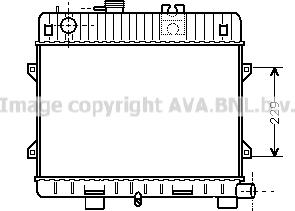 Prasco BW2031 - Радіатор, охолодження двигуна autocars.com.ua