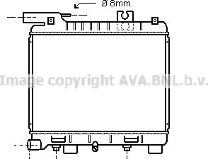 Prasco BW2056 - Радіатор, охолодження двигуна autocars.com.ua