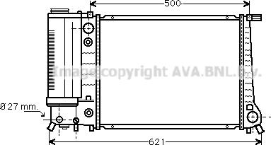 Prasco BW2106 - Радиатор, охлаждение двигателя autodnr.net