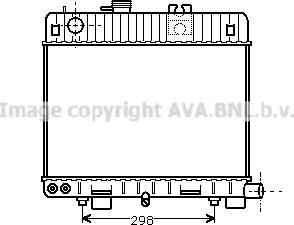 Prasco BW2113 - Радіатор, охолодження двигуна autocars.com.ua