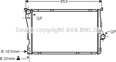 Prasco BW2278 - Радиатор, охлаждение двигателя avtokuzovplus.com.ua