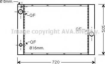 Prasco BW2285 - Радіатор, охолодження двигуна autocars.com.ua