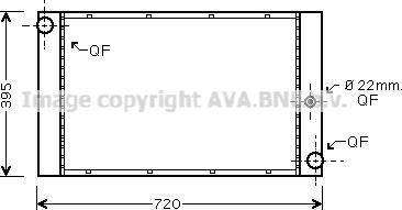 Prasco BW2337 - Радиатор, охлаждение двигателя avtokuzovplus.com.ua