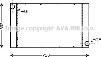 Prasco BW2357 - Радіатор, охолодження двигуна autocars.com.ua