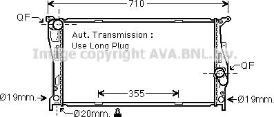 Prasco BW2542 - Радиатор, охлаждение двигателя avtokuzovplus.com.ua