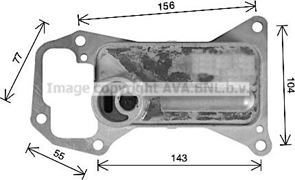 Prasco BW3592 - Масляный радиатор, двигательное масло avtokuzovplus.com.ua