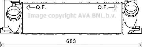 Prasco BW4468 - Интеркулер autocars.com.ua