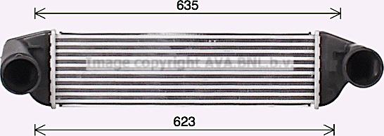 Prasco BW4581 - Интеркулер, теплообменник турбины avtokuzovplus.com.ua