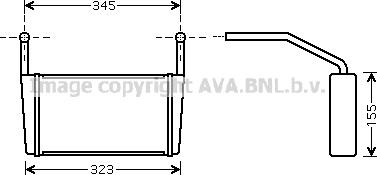 Prasco BW6080 - Теплообмінник, опалення салону autocars.com.ua