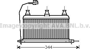 Prasco BW6352 - Теплообменник, отопление салона avtokuzovplus.com.ua