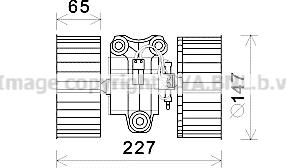 Prasco BW8470 - Электродвигатель, вентиляция салона avtokuzovplus.com.ua