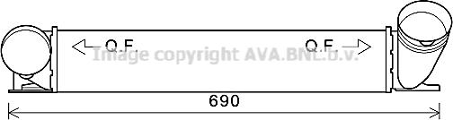 Prasco BWA4482 - Интеркулер, теплообменник турбины avtokuzovplus.com.ua