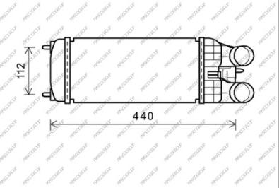 Prasco CI325N001 - Интеркулер autocars.com.ua