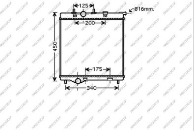 Prasco CI325R003 - Радиатор, охлаждение двигателя avtokuzovplus.com.ua