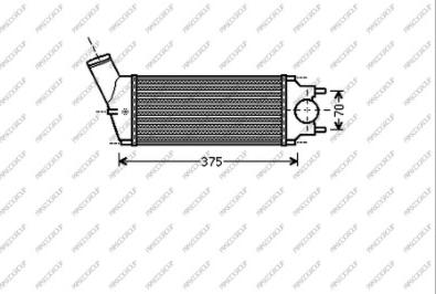 Prasco CI424N002 - Интеркулер autocars.com.ua