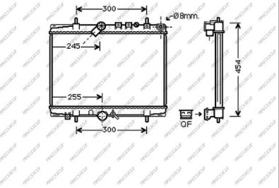 Prasco CI520R003 - Радиатор, охлаждение двигателя avtokuzovplus.com.ua