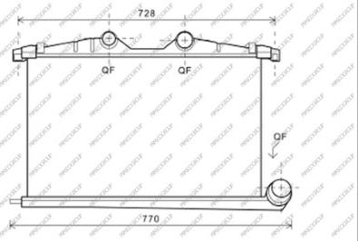 Prasco CI523N005 - Интеркулер autocars.com.ua