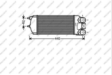 Prasco CI715N001 - Интеркулер autocars.com.ua