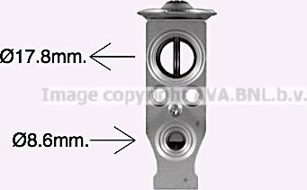 Prasco CN1323 - Розширювальний клапан, кондиціонер autocars.com.ua