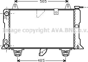 Prasco CN2003 - Радіатор, охолодження двигуна autocars.com.ua