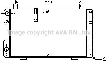 Prasco CN2045 - Радіатор, охолодження двигуна autocars.com.ua