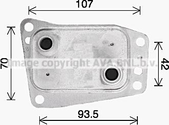 Prasco CN3327 - Масляний радіатор, рухове масло autocars.com.ua