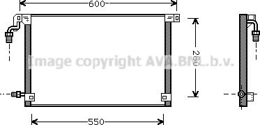 Prasco CN5131 - Конденсатор кондиционера avtokuzovplus.com.ua