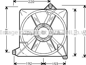 Prasco CN7514 - Електродвигун, вентиляція салону autocars.com.ua