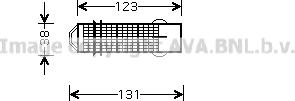 Prasco CND224 - Осушитель, кондиционер avtokuzovplus.com.ua