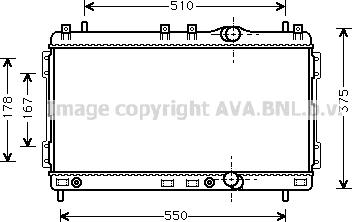 Prasco CR2055 - Радіатор, охолодження двигуна autocars.com.ua