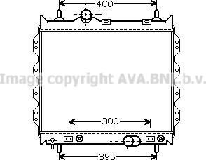 Prasco CR2072 - Радиатор, охлаждение двигателя avtokuzovplus.com.ua