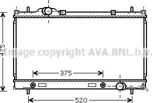 Prasco CR2086 - Радіатор, охолодження двигуна autocars.com.ua