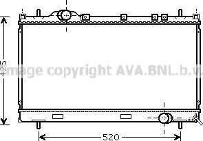 Prasco CR2101 - Радіатор, охолодження двигуна autocars.com.ua