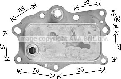 Prasco CR3143 - Масляный радиатор, двигательное масло avtokuzovplus.com.ua