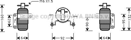 Prasco CRD060 - Осушитель, кондиционер avtokuzovplus.com.ua