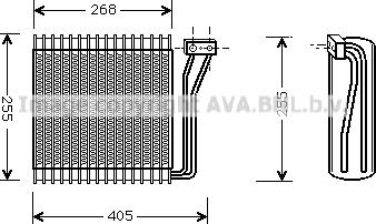 Prasco CRV041 - Испаритель, кондиционер avtokuzovplus.com.ua