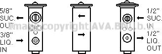 Prasco CS1018 - Расширительный клапан, кондиционер avtokuzovplus.com.ua