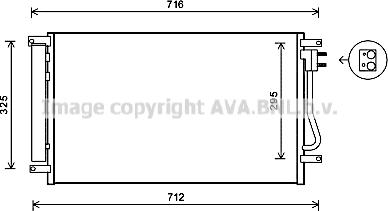 Prasco CT5038D - Конденсатор, кондиціонер autocars.com.ua