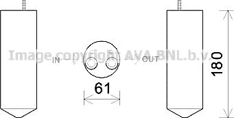 Prasco CTD050 - Осушувач, кондиціонер autocars.com.ua