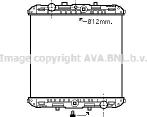 Prasco DF2004N - Радиатор, охлаждение двигателя avtokuzovplus.com.ua