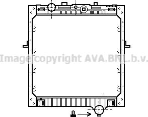 Prasco DF2011 - Радіатор, охолодження двигуна autocars.com.ua